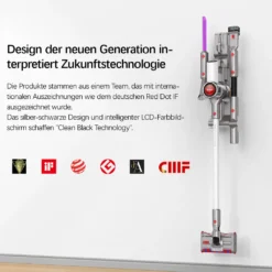 Redroad Akku Handstaubsauger , 450W, 26500Pa,Doppelte Bürste Für 4-fache Reinigungsleistung, Kabelloser Staubsauger -Reinigungsgeräte Laden e07f62c30a6530739fbc00d6b94f8f2a