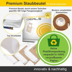 Staubbeutel (3 Stück) Für Ecovacs Deebot T9 Plus Mit Absaugstation -Reinigungsgeräte Laden e3ced6015ff441fecf8f9b2fcf372b84