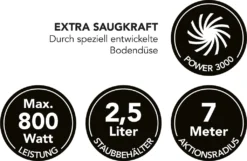 MAXXMEE Zyklon-Staubsauger - 4 Spezialdüsen - Schwarz/blau Staubsauger Beutellos Zyklon Bodenstaubsauger Filter Teppich Boden HEPA-Filter 8 MAXXMEE Zyklon-Staubsauger - 4 Spezialdüsen - Schwarz/blau Staubsauger Beutellos Zyklon Bodenstaubsauger Filter Teppich Boden HEPA-Filter -Reinigungsgeräte Laden e4c4599632e020a40d6a5ec423be0de9