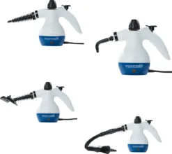 Starlyf® Steam Cleaner, Tragbarer Dampfreiniger, Dampfente, 0,35 L, 1050 W, 2,8 Bar, Weiß -Reinigungsgeräte Laden e56d6f6ef61e36682d16644f9f853f2b