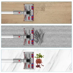 Redroad Akku Handstaubsauger , 450W, 26500Pa,Doppelte Bürste Für 4-fache Reinigungsleistung, Kabelloser Staubsauger -Reinigungsgeräte Laden e711126d38a0fde1f2fae579d0fe912c
