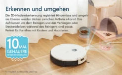 Yeedi Vac 2 Pro Staubsauger Saugroboter Wischfunktion 3000Pa 5200mAh 240min Kehrroboter -Reinigungsgeräte Laden ea3fc490f7bb38044eb1c6a93c9f8cc8