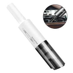 Handheld Vacuum, Car Vacuum Cleaner Cordless 6000PA High Power Small Mini Portable USB Rechargeable Hand Vacuum, For Home, Car, Narrow Spaces ,White