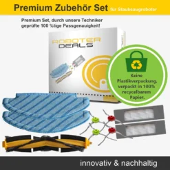 Zubehör Set Für Ecovacs Deebot OZMO T8 U. T8+ (2x Pad, 2x Filter, 4x Seitenbürsten, 1x Hauptbürste) -Reinigungsgeräte Laden ebfb6dda917ae25038154407837f3f09