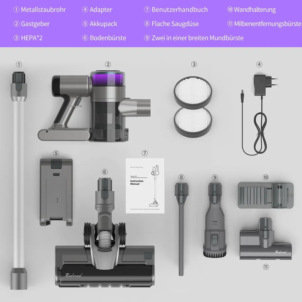 Redroad X17 Wireless Intelligent Induction Vakuum Redroad X17 350W schwarz 2000Ah 25000Pa Redroad X17 Wireless Intelligent Induction Vakuum Redroad X17 350W Schwarz 2000Ah 25000Pa -Reinigungsgeräte Laden f6109bb93b9311d3968bb9920688d17f