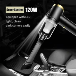 Auto Staubsauger, Rikimxin Handstaubsauger 9000Pa Starke Power Sauger Tragbarer Mini Autostaubsauger Kabellos Wiederaufladbar Staubsauger Mit LED-Licht 90° Rotation Vakuum ,Black -Reinigungsgeräte Laden fb04360dc12c200d9533cce029f6ffcd 1