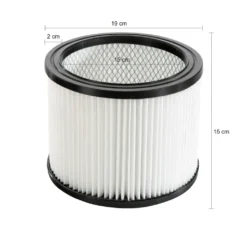 AREBOS Hepa Filter Staubsauger, Geeignet Für Industriestaubsauger 1600W, Auswaschbar, Mit Elastischer Gummidichtlippe, Universell Einsetzbar -Reinigungsgeräte Laden fb1ce31c320862ef34b8adc9b9354fb7