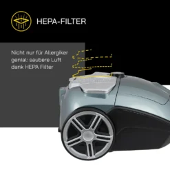 GUTFELS CLEAN 2010 Bodenstaubsauger | 800 Watt Leistung | Integriertes Zubehör | 3 Liter Staubbehälter 8 GUTFELS CLEAN 2010 Bodenstaubsauger | 800 Watt Leistung | Integriertes Zubehör | 3 Liter Staubbehälter -Reinigungsgeräte Laden fe4d63d6b79eb16e479c9b1418b03788